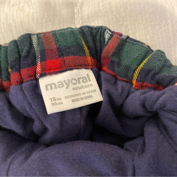 MAYORAL Toddler Boy Plaid Shorts for cold days - Picture 6 of 6